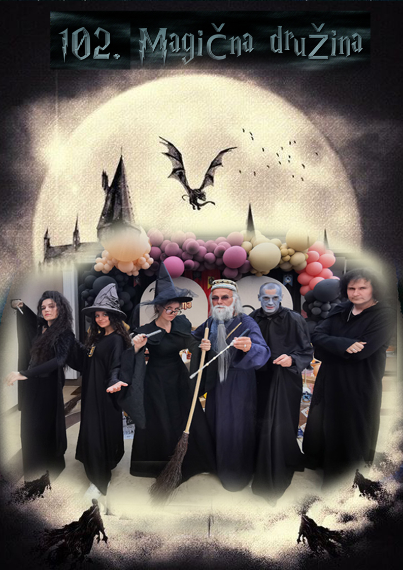 Hari poter magična družina doneće pravu magiju na vaš rođendan, Harry Potter, Hari Poter kostimi, Hari Poter animacija za rodjendan, najbolji animatori za decije rodjendane, Harry Potter costumes