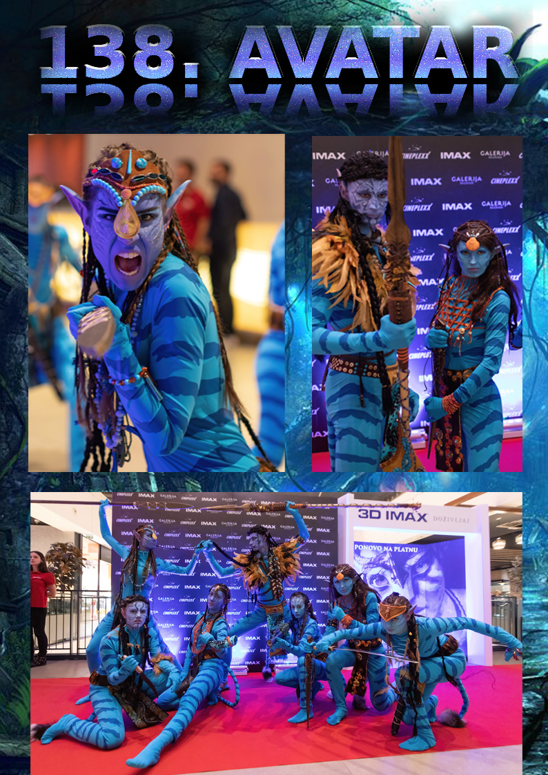 Avatar kostimi doneće duh pandore na vašu proslavu, Avatar, Avatars, Avatar movie, Avatar costume, Kostim Avatar, Film Avatar, The Way of Water, Avatari animatori za rodjendane