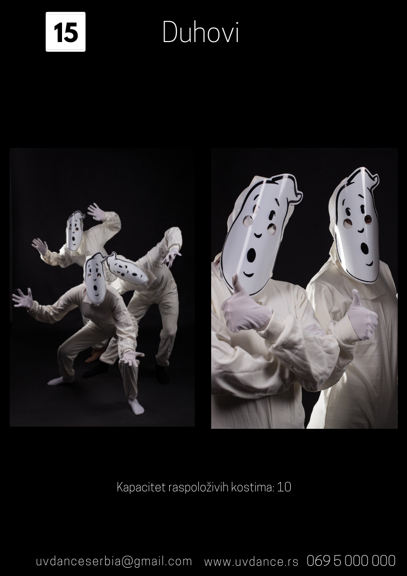 Magični Duhovi za nezaboravno iskustvo i super magičnu žurku, Duhovi, kostim duha, ghost costume, ghostbusters, animatori za decu