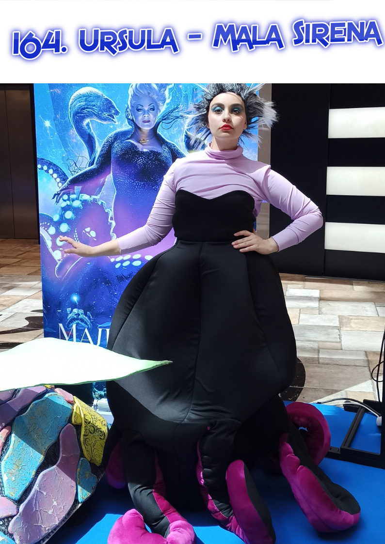 Ursula hobotnica dolazi sa dna mora da začini i vašu proslavu, Ursula, Mala sirena, Kostim Ursule, Ursula kostim, The little mermaid, Mala Sirena predstava za decu, animator mala sirena