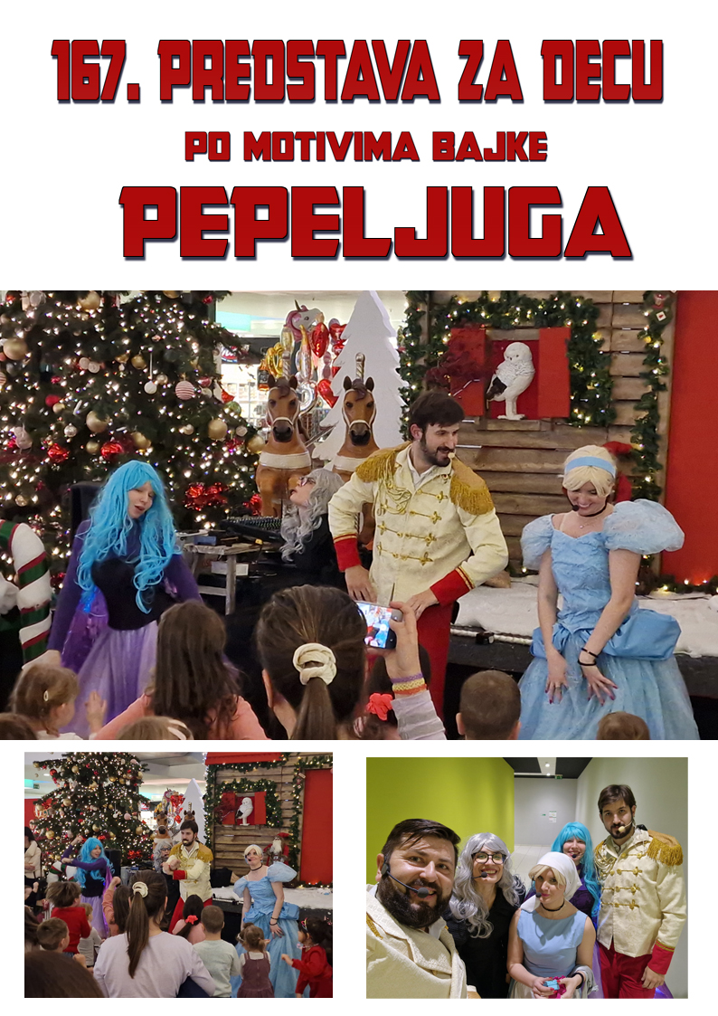 Predstava Pepeljuga doneće bajku na vaš rođendan, Predstava Pepeljuga, Cinderella, Disney Cinderella, Pepeljuga kostim animator, Animatori za decu, party, predstave za rodjendane, najbolji animatori