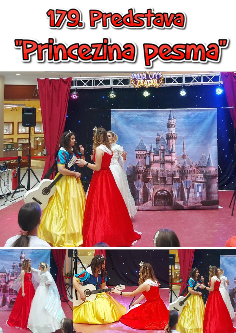 Predstava princezina pesma, tri princeze, tri sestre, princeze, animatori za decije rodjendane, animacija starije dece, super animatori
