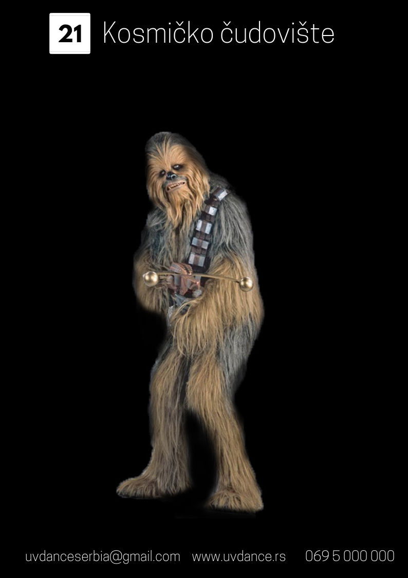 Star Wars Čubaka, Chewbacca, zvezdane staze, Čubaka kostim za dečiji rođendan