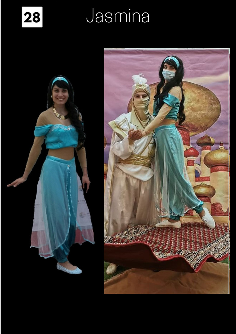 Princeza Jasmin će doneti pravi duh orijenta na vaš rođendan, Jasmina, Aladin i čarobna lampa, duh iz lampe, Jasmin, Agraba, Predstava Aladin