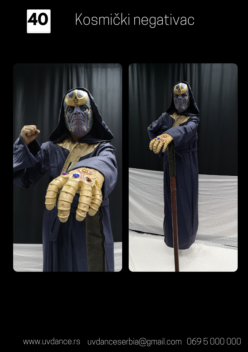 Thanos, Tanos, Avengers, Avendzeri, superheroji, Marvel, Levitacija Tanos, proslava rodjendana