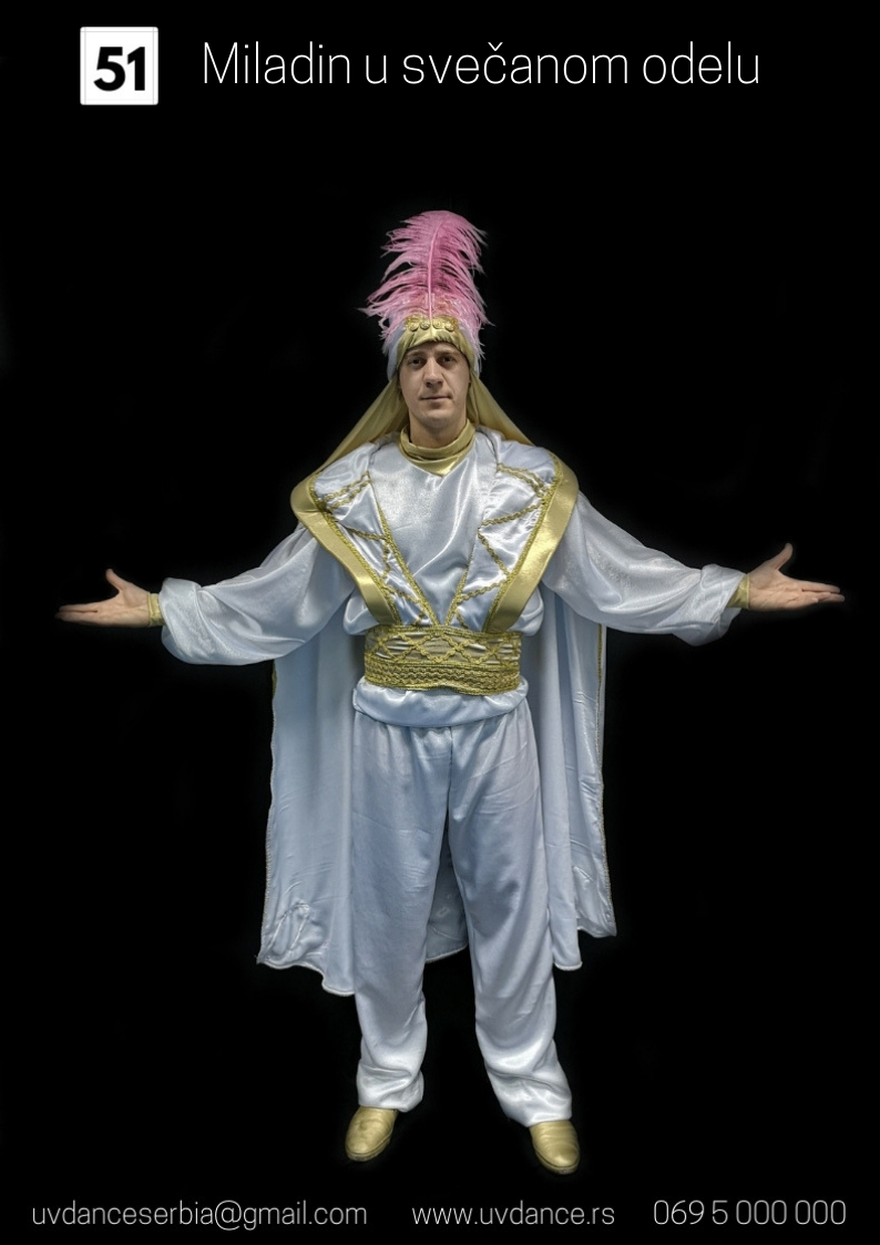 Aladin, Aladdin, Aladin i čarobna lampa, duh iz lampe, Jasmin, Aladin u svecanom odelu, Aladin princ, Kostim aladina
