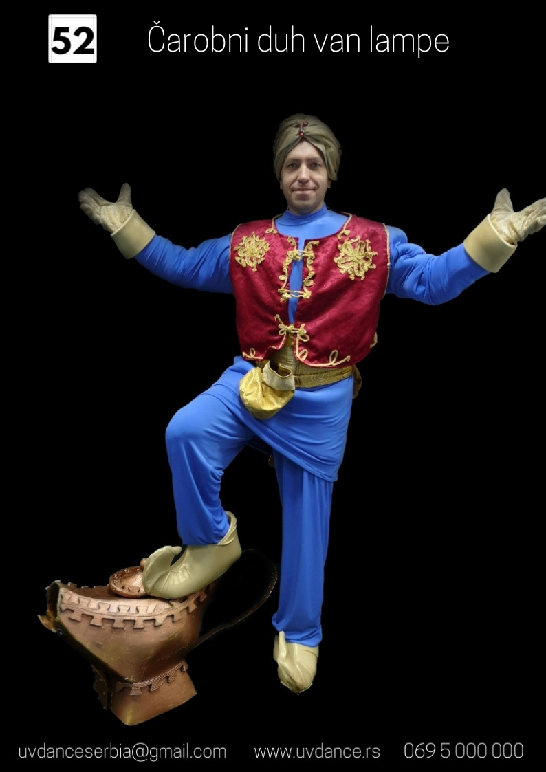 Aladin, Aladdin, Aladin i čarobna lampa, duh iz lampe, Jasmin, carobni duh, aladinov duh, duh iz aladina, aladin predstava