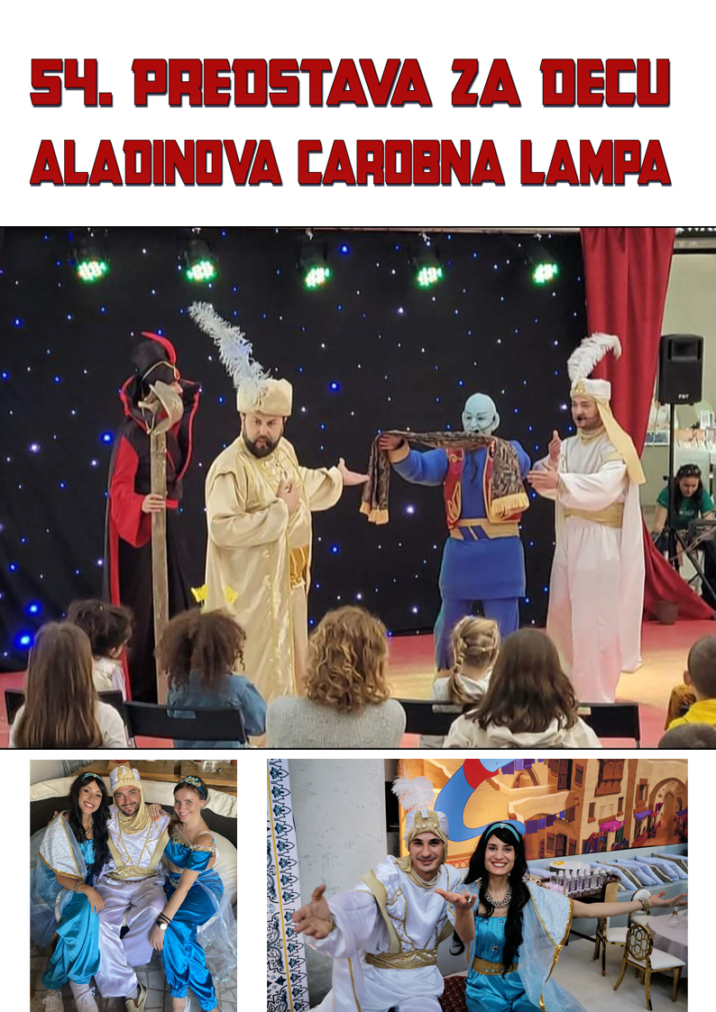 Aladin i čarobna lampa za čarobne događaje, Aladin, Aladdin, Aladin i čarobna lampa, duh iz lampe, Predstava za decu aladinova carobna lampa, predstava duh iz carobne lampe