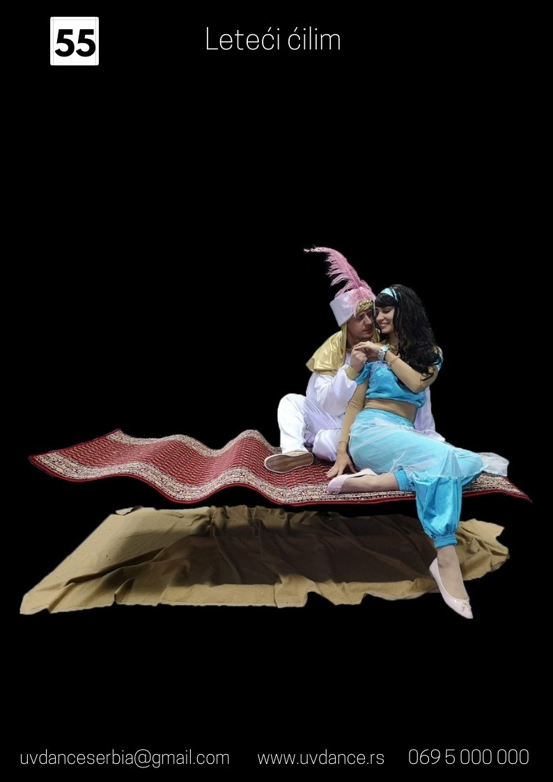 Leteći ćilim je tu da i vi osetite pravu magiju, animatori beograd, leteci tepih, leteci cilim, duh iz carobne lampe, Aladinov leteci cilim, genie and aladdin, carobna lampa, predstava aladin
