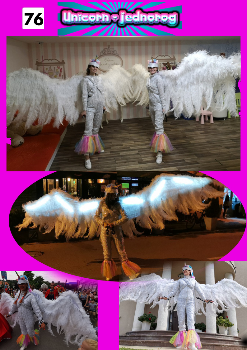 Jednorog sa raskošnim krilima velikim skoro četiri metra, Jednorog, Jednorog sa krilima, Jednorozi sa krilima, Kostim jednoroga, Unicorn, Unicorn Halloween costume, Unicorn kostim