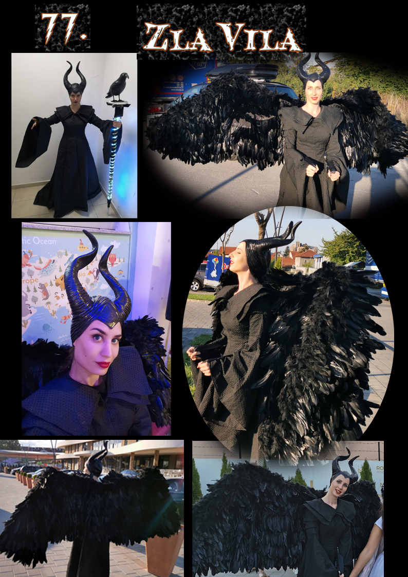 Grdana će doleteti na vašu proslavu i doneti pravu magiju, Grdana, Zla vila, kostim Grdana, Maleficent walt disney, kostim grdane, trnova ruzica